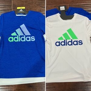 NWT adidas Youth 2-pack Performance Tee - S (8)